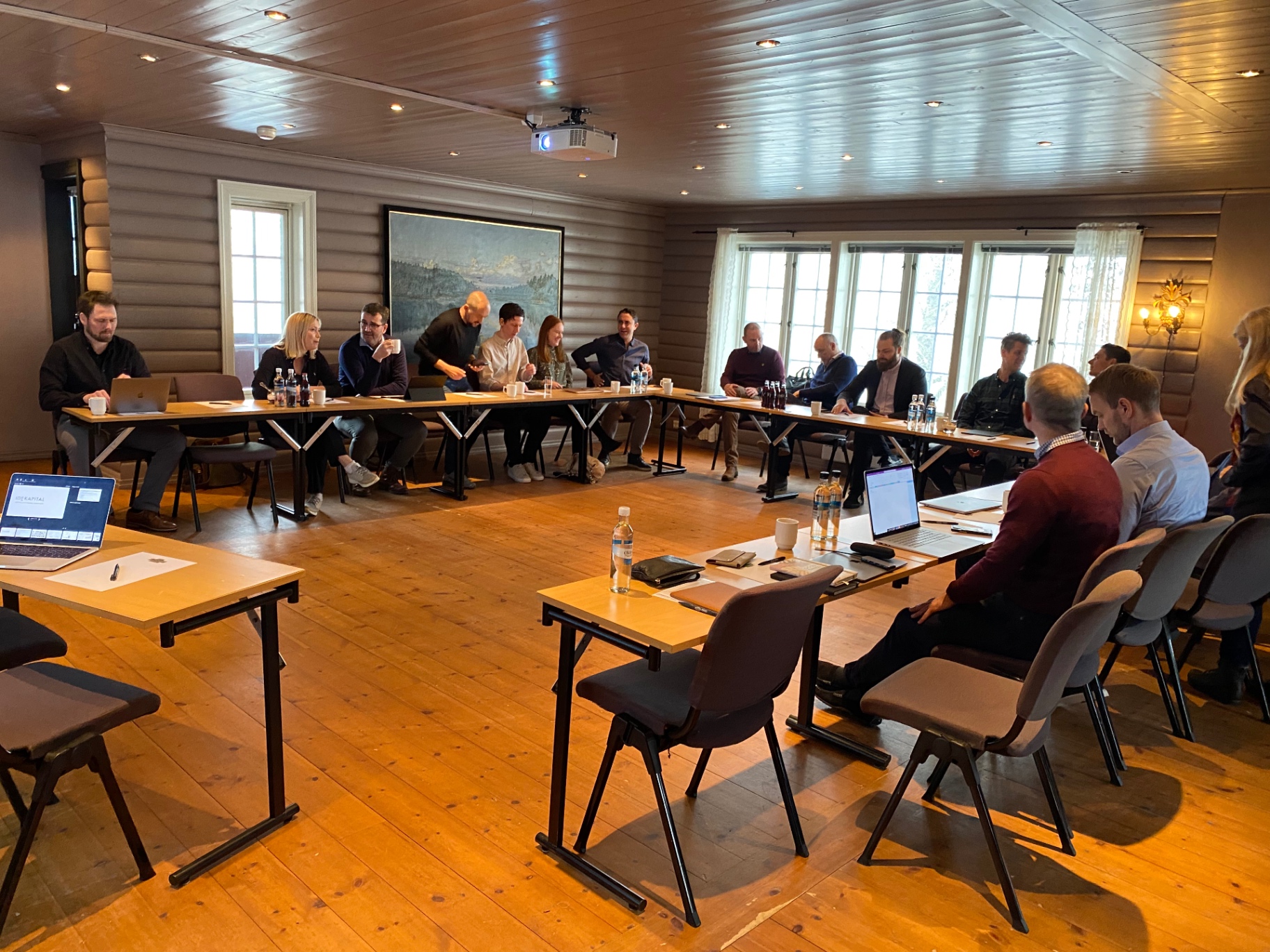 Myriam Ben Farhat facilitating the IDEKAPITAL CEO Forum workshop, Norway 2022