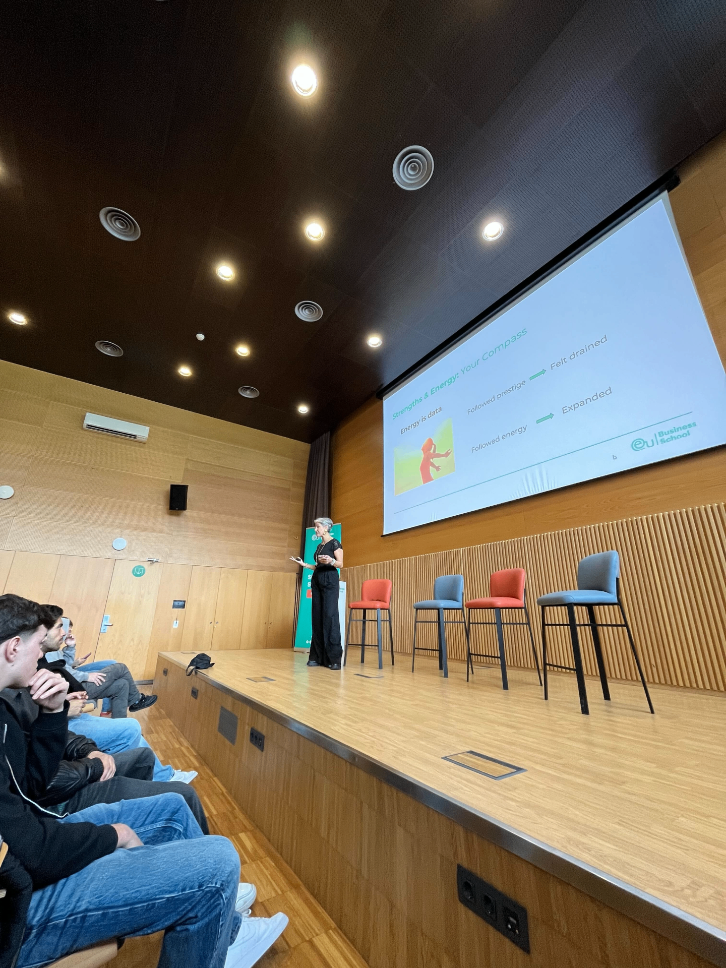 Myriam Ben Farhat keynote at EU Business School Barcelona