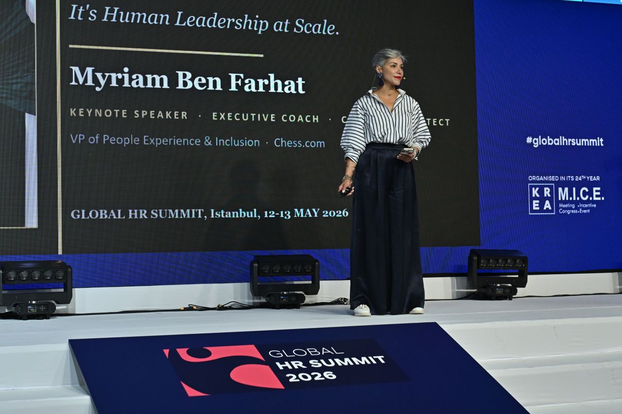 Myriam Ben Farhat keynote at Global HR Summit Istanbul 2026